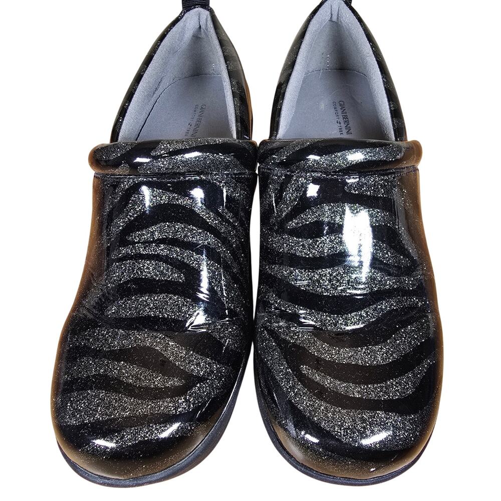 Giani Bernini Cavvell Women's Clogs Memory Foam Sparkle Nursing Medical Sz 9